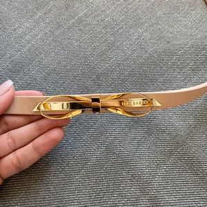 Ted Baker belt in pale pink, size 2/3